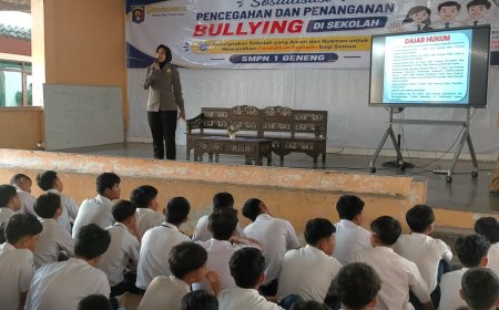 Polisi Tanamkan Pencegahan Bullying dan Narkoba kepada Pelajar