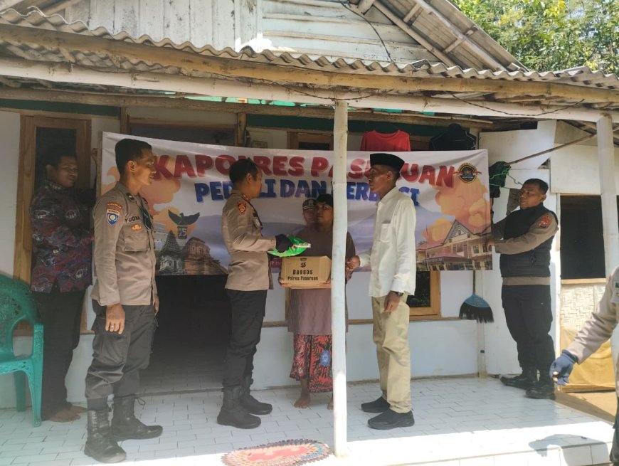 Polri Untuk Masyarakat, Bansos Disalurkan Langsung kepada Warga