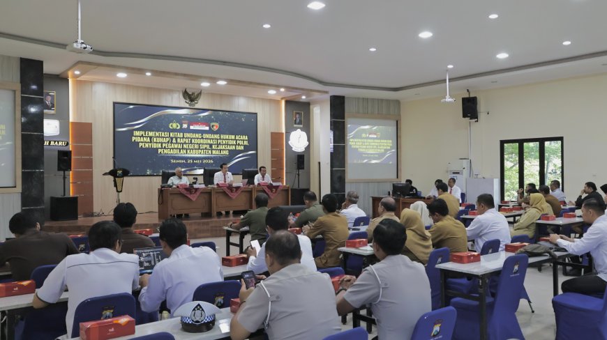 Polres Malang Perkuat Sinergi Penegakan Hukum melalui Rakor Korwas PPNS dan Implementasi KUHAP