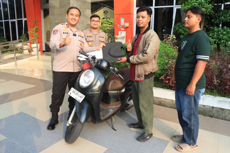 Polres Gresik Percepat Pengembalian Barang Bukti kepada Korban