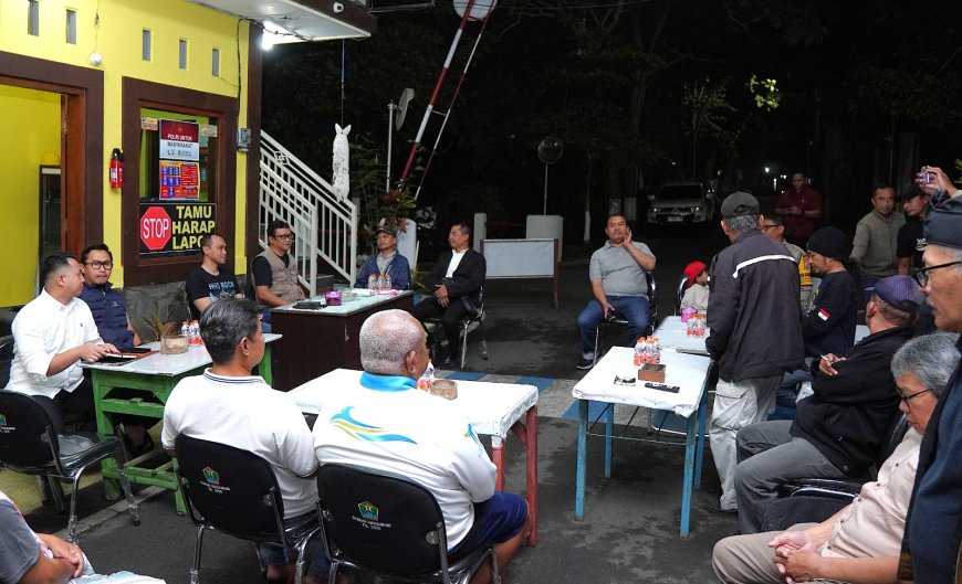 Sambang Poskamling, Kapolresta Malang Kota Serap Aspirasi dan Jaga Kamtibmas Hingga Level RT